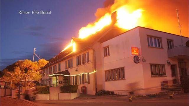 Verletzte nach Hotel-Brand