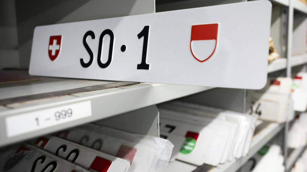 Solothurner Autokennzeichen «SO 1» spielt 390'000 Franken ein