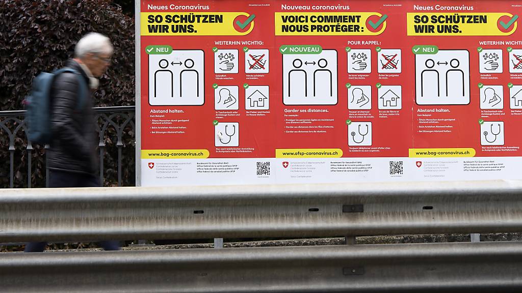 In der Schweiz und in Liechtenstein sind dem Bundesamt für Gesundheit (BAG) am Sonntag ... neue Coronavirus-Ansteckungen innert eines Tages gemeldet worden.