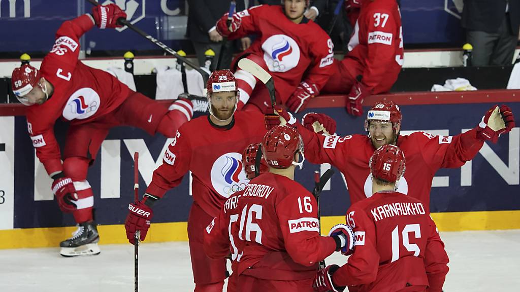 Die Russen wollen auch nach dem Spiel gegen Kanada jubeln