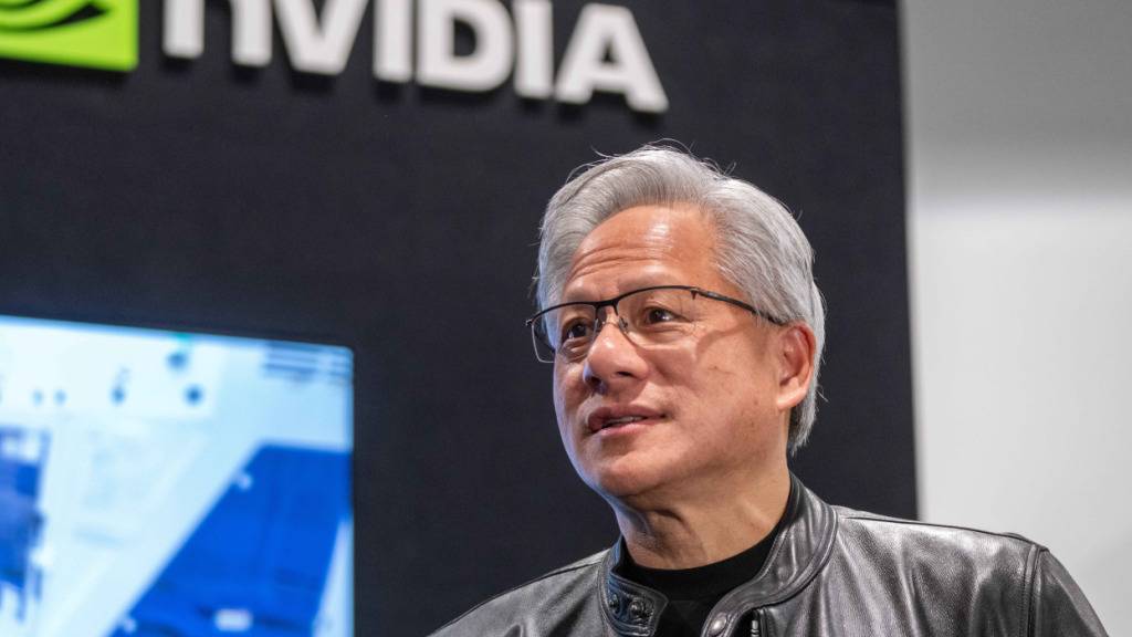 Nvidia-CEO Jensen Huang kann sich über doppelten Umsatz und Gewinn freuen. (Archivbild)
