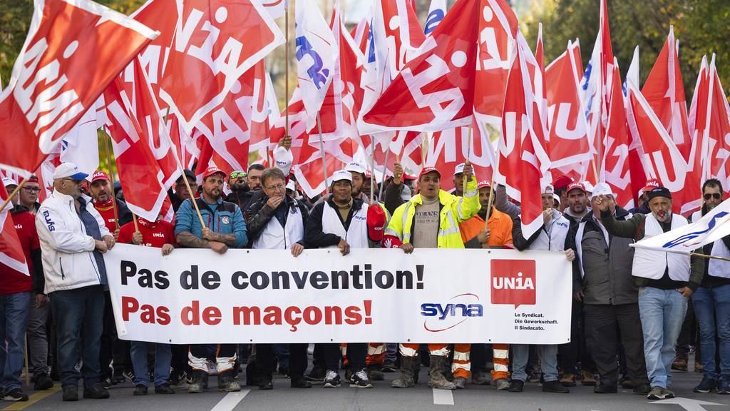 Gewerkschaften wollen streiken – Baumeisterverband warnt