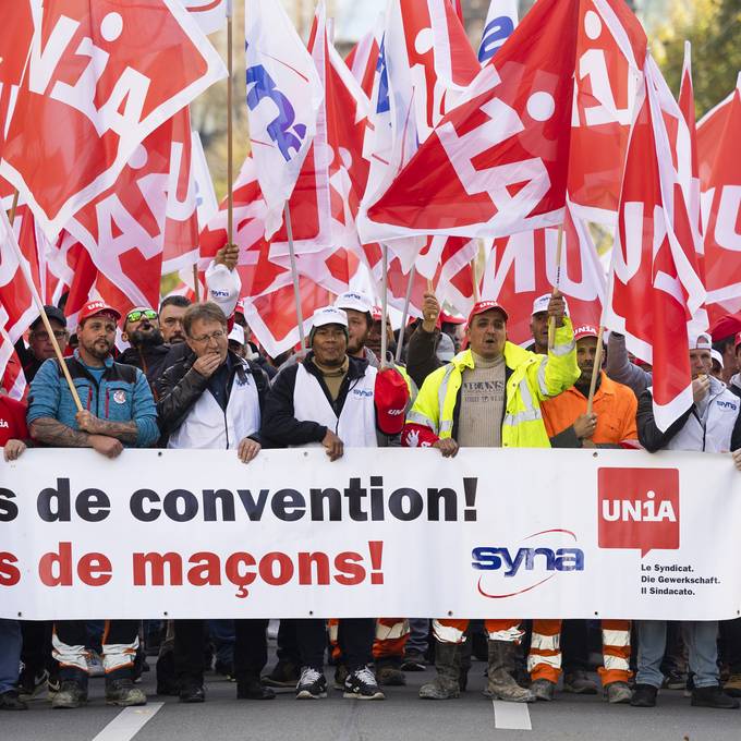 Gewerkschaften wollen streiken – Baumeisterverband warnt