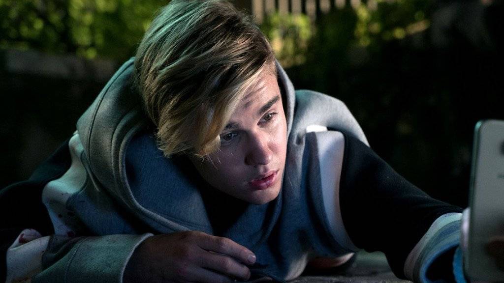 Justin Bieber - hier in einer Szene aus dem Film «Zoolander 2» - wird seine Handybilder künftig nicht mehr mit der Welt teilen: Der Popstar hat sein Instagram-Konto gesperrt. (Keystone/AP Paramount Pictures)