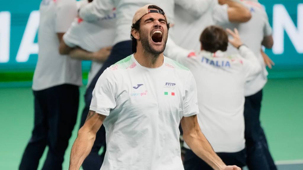 Italien gewinnt dank Siegen in den beiden Einzeln den Davis Cup