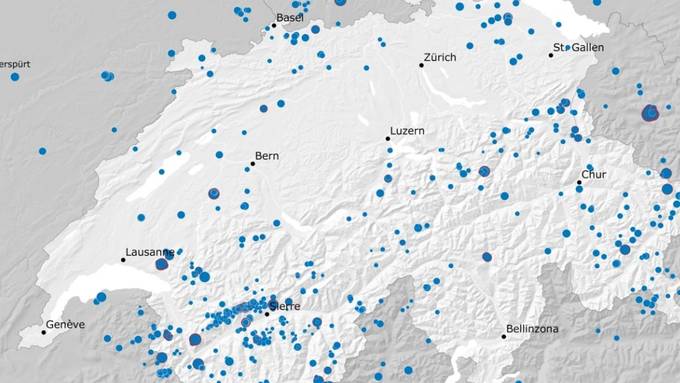 25 spürbare Erdbeben im Jahr 2018