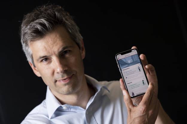 ETH professor Marcel Salathé is the intellectual father of the Corona app.