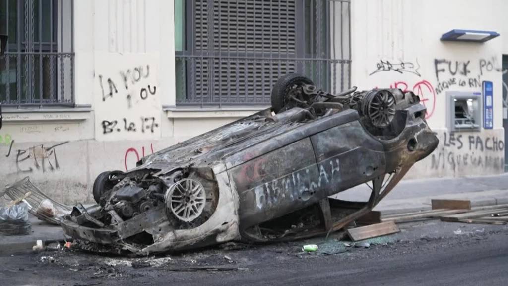 «Wie im Kriegsgebiet»: Paris nach der Krawallnacht