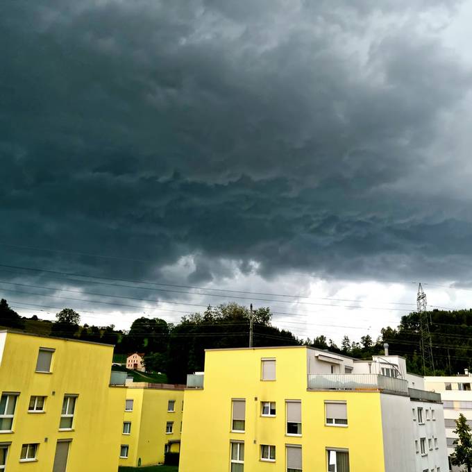 Starke Gewitter über der Ostschweiz – 90 Schadenmeldungen im Thurgau