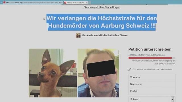 Höchststrafe für Hundemörder gefordert