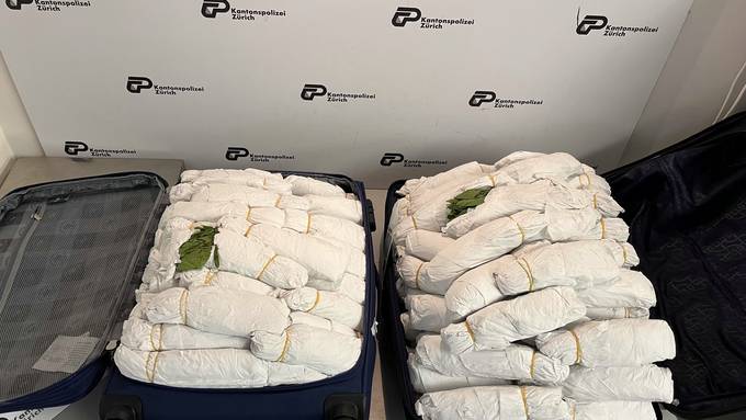 Vier Drogenkuriere über Ostern am Flughafen Zürich verhaftet