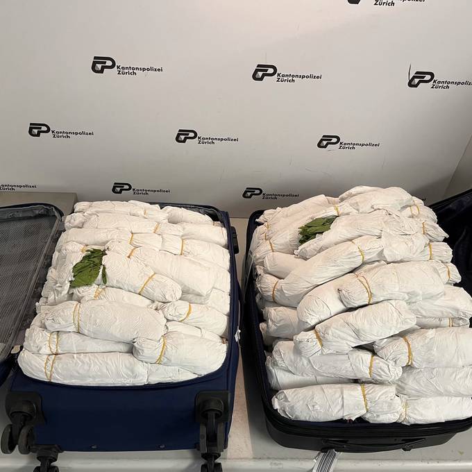 Vier Drogenkuriere über Ostern am Flughafen Zürich verhaftet