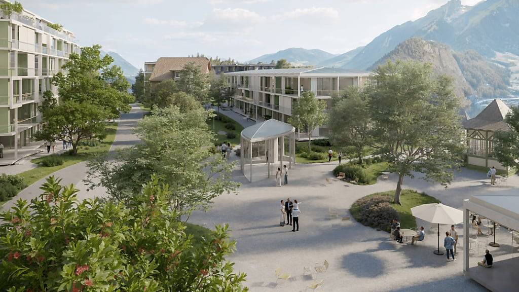 Visualisierung des geplanten Bauprojekts in Fürigen NW.