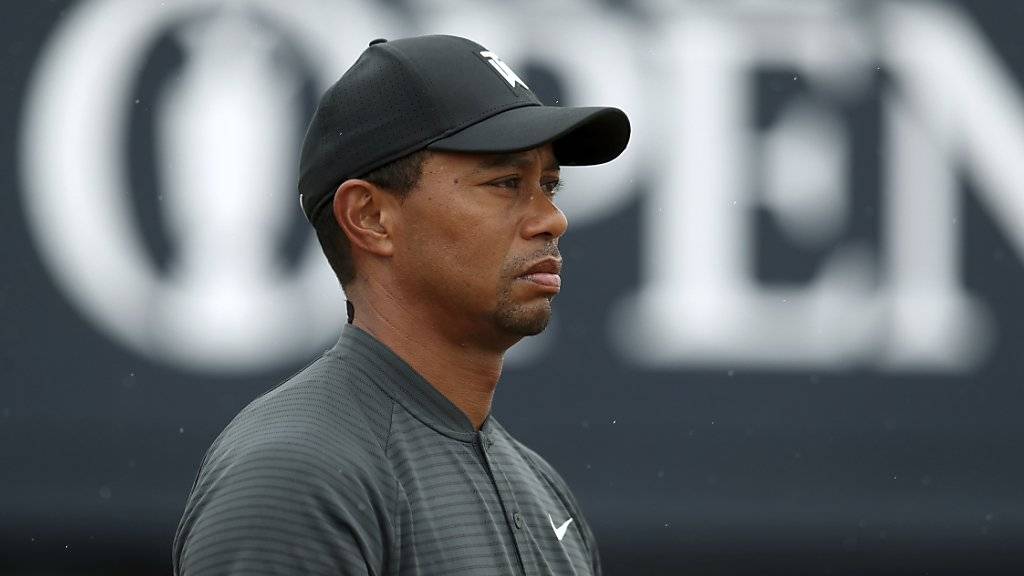 Tiger Woods - am British Open hoch konzentriert