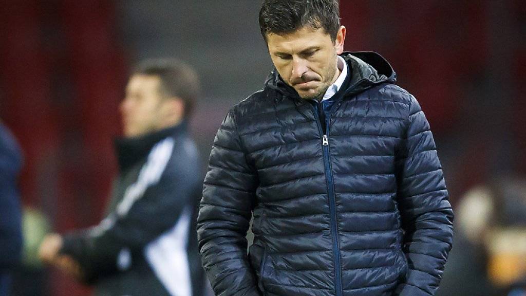 Marinko Jurendic wird als Cheftrainer von Aarau freigestellt