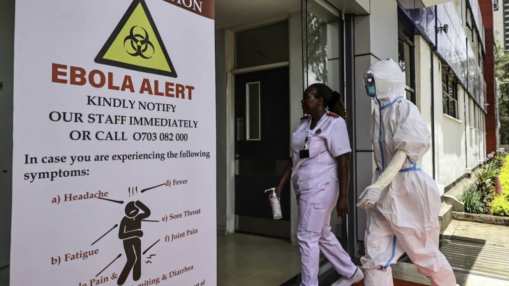 Eine Schweizerin ist an Ebola erkrankt. (Symbolbild)