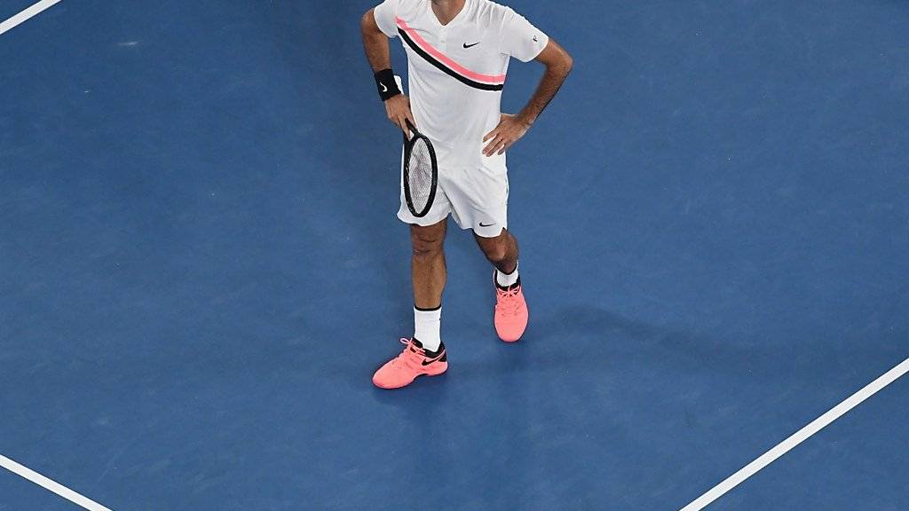 Roger Federer wird im ATP-Turnier von Rotterdam wieder auf dem Platz stehen.