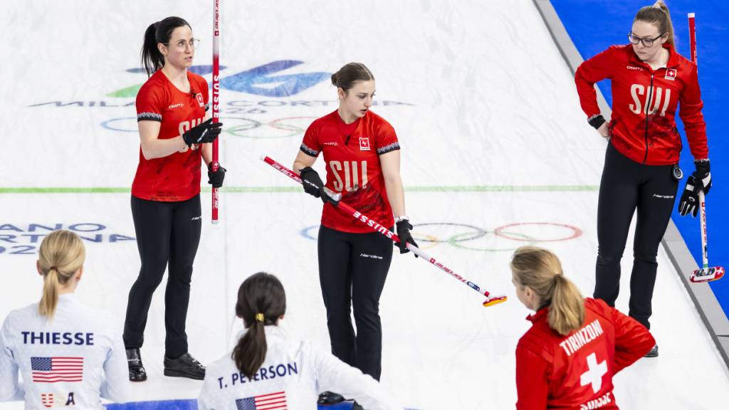 Erneut gegen die USA: Im Halbfinal wollen sich die Schweizerinnen für die Niederlage in der Round Robin am Vortag revanchieren