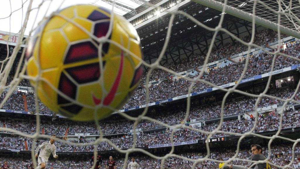 Bald nicht mehr Nike: Der Sportartikel-Hersteller Puma wird Partner der spanischen Fussballmeisterschaft LaLiga und wird diese ab der Saison 2019/20 mit Bällen und andere Produkten beliefern. (Archivbild)