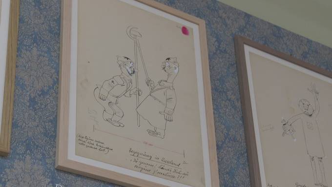 Karikaturen aus Kriegszeiten: Museum Heiden zeigt Sonderausstellung mit Werken von Carl Böckli