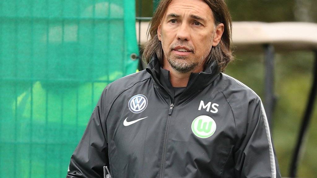Heute das erste Spiel als Wolfsburg-Trainer: Martin Schmidt