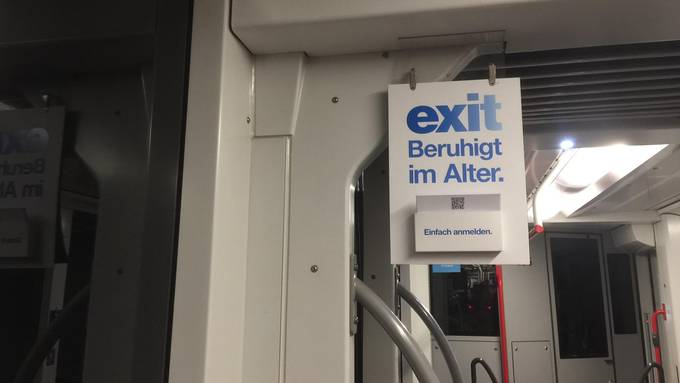 Sterbehilfe-Organisation Exit betreibt Kampagne im Schweizer ÖV