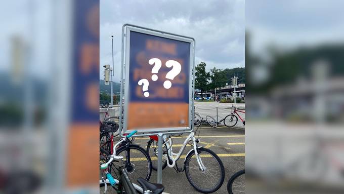 Schild am Oltner Bahnhof sorgt für Belustigung – Warum es trotzdem Sinn macht