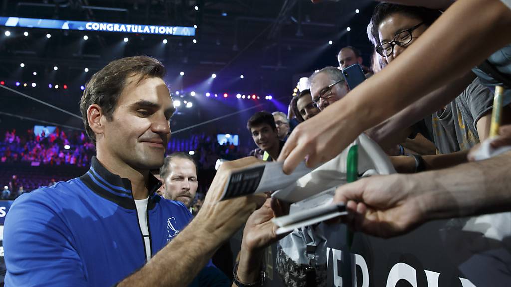 In diesem Jahr der grosse Abwesende: Roger Federer fehlt beim Laver Cup ebenso wie Rafael Nadal und Novak Djokovic
