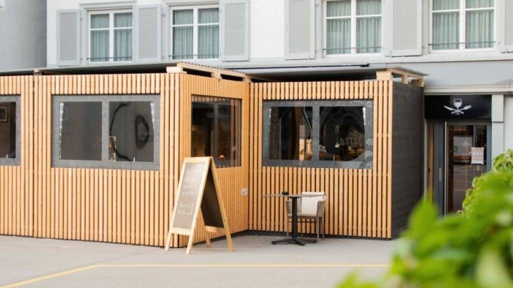 St.Galler Restaurants dürfen weiterhin mobile Bauten aufstellen