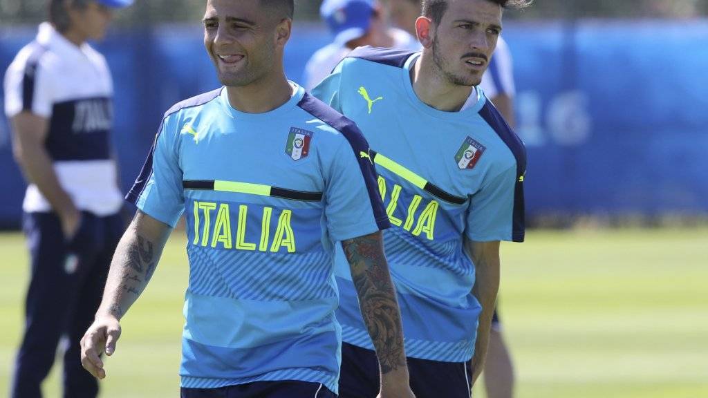 Nach dem erfreulichen Kurzabstecher nach Rom wieder im italienischen Team:  Alessandro Florenzi (rechts)