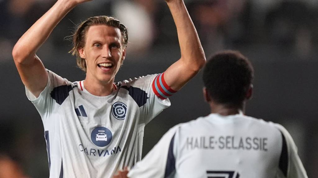 Auf den letzten Drücker: Die Chicago Fire mit Captain Jack Elliott und Maren Haile-Selassie stehen nach einem Sieg über Orlando in den Playoffs der MLS