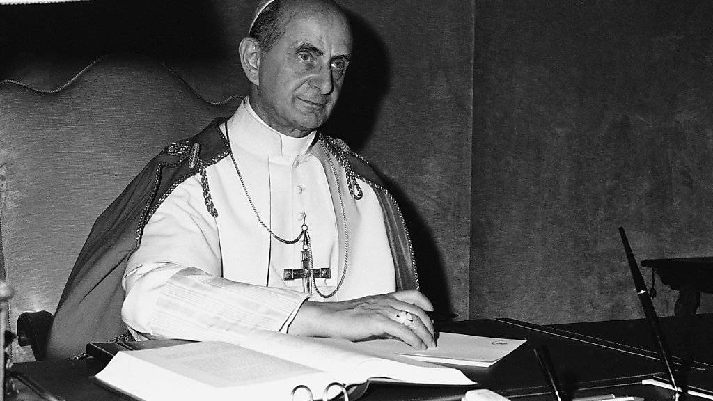 Papst Paul VI. ist von seinem Nachfolger Papst Franziskus heiliggesprochen worden.