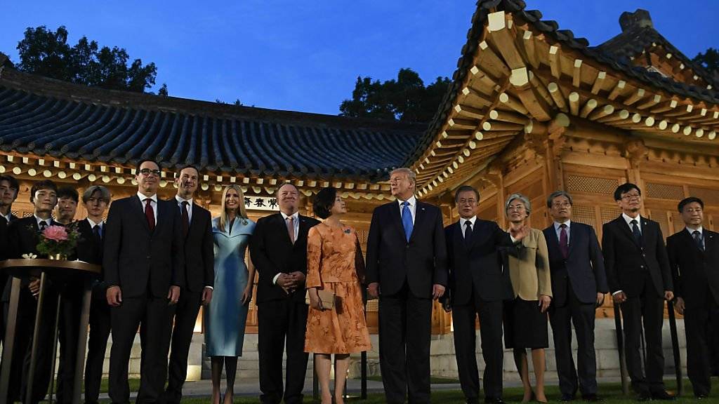 Gruppenbild am G20-Gipfel am Samstag in Osaka.