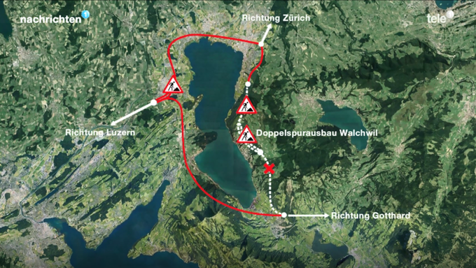 Pendler am Zugersee brauchen ab Juni Geduld