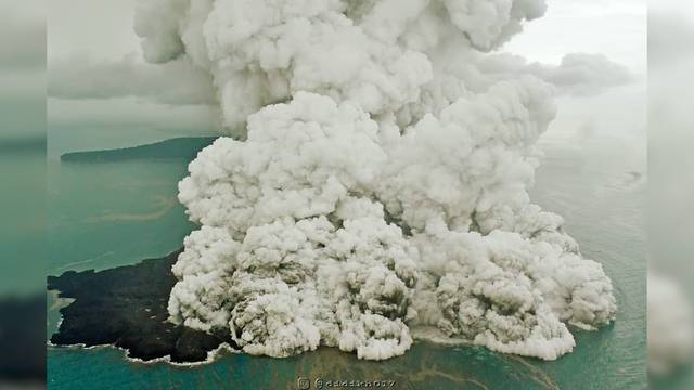 So heftig tobt der indonesische Vulkan