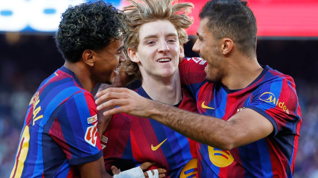 Anthony Gordon erzielte gegen Getafe das 1:0 von Barcelona