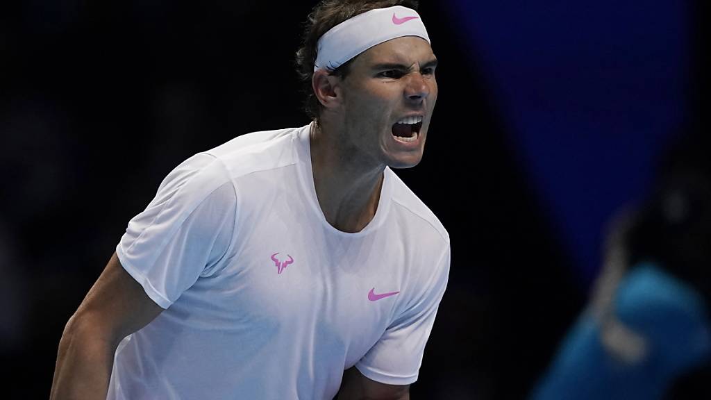Nie aufgegeben, Chance auf die Halbfinals gewahrt: Rafael Nadal an den ATP Finals gegen den bereits qualifizierten Stefanos Tsitsipas seinen zweiten Sieg