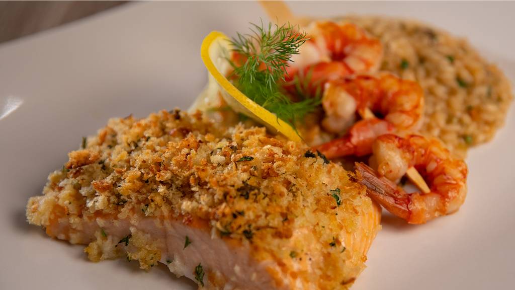 Gebackener Lachs mit Zitronenkruste von Giovanni