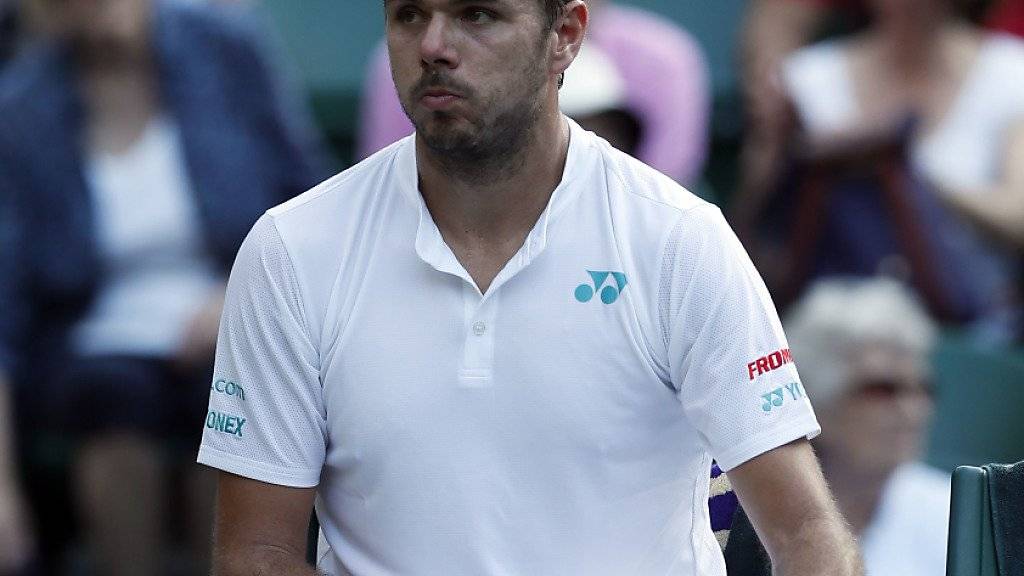 Stan Wawrinka scheitert in Wimbledon bereits zum Auftakt