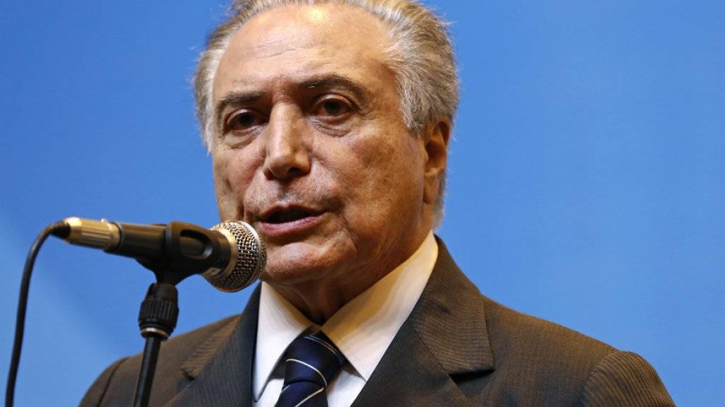 Michel Temer ist neuer Präsident Brasiliens. (Archivbild)