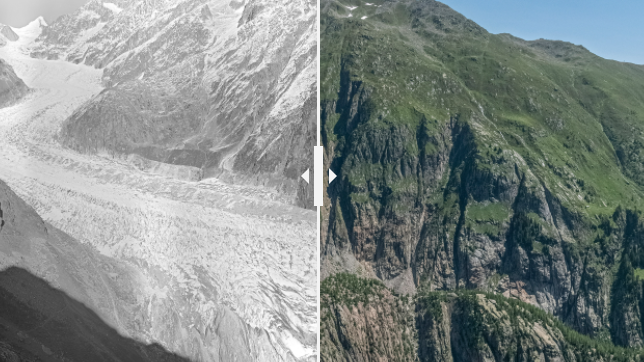 Schweizer Gletscher sind innert 85 Jahren um die Hälfte geschrumpft
