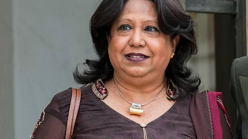ARCHIV - Pramila Patten, Sonderbeauftragte des Generalsekretärs der Vereinten Nationen für sexuelle Gewalt in Konflikten, am Rande der Gleichstellungskonferenz im Elysee-Palast. Foto: Michel Euler/AP/dpa