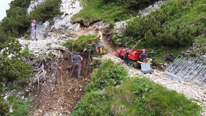 Unterwegs mit Wegmacher Patric Hautle im Alpstein