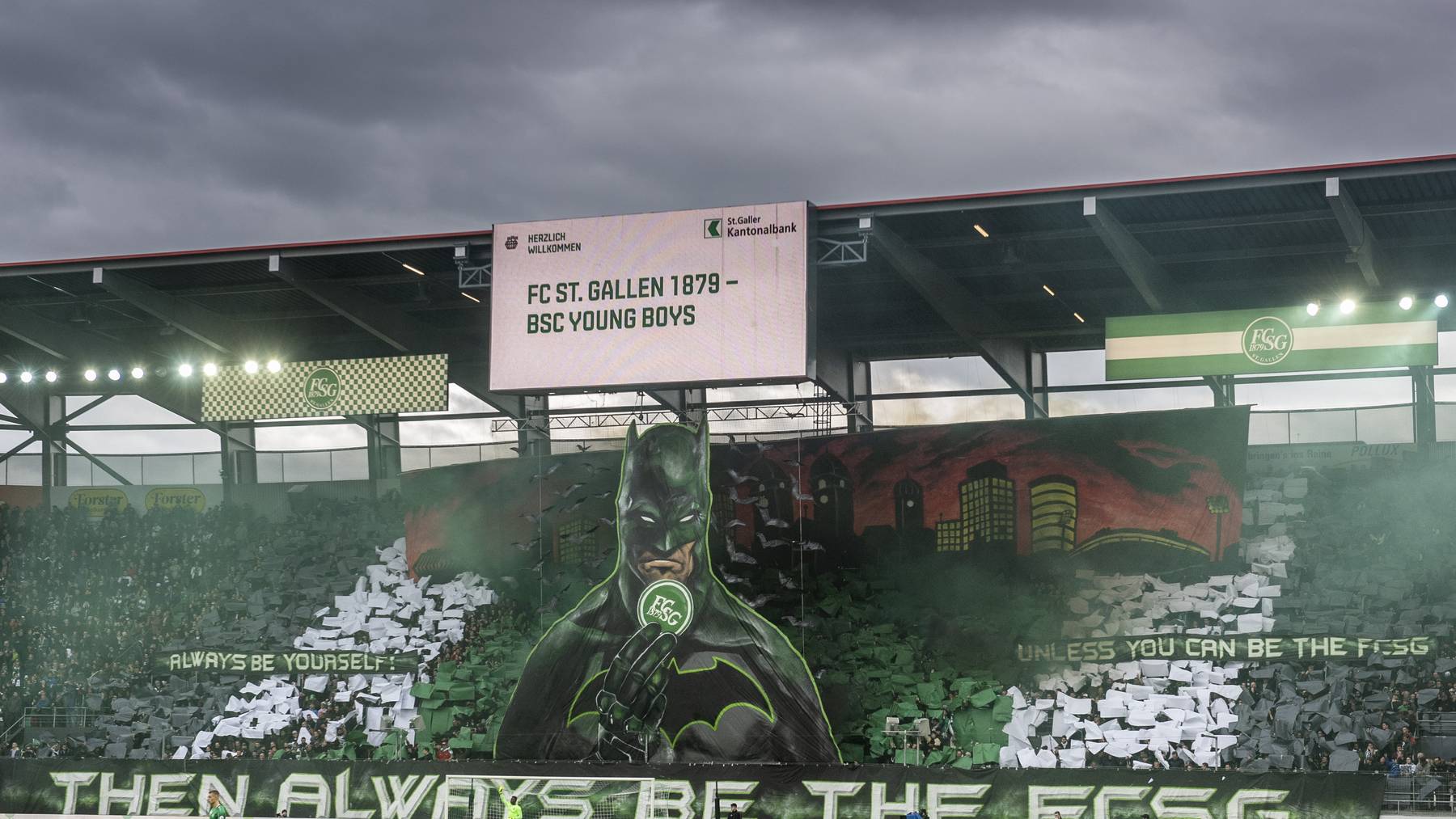 Auf die Fans ist beim FC St.Gallen immer Verlass.