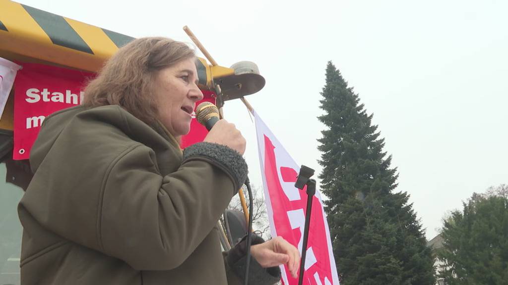 Grosse Solidarität: In Gerlafingen demonstrieren über 1000 Personen für das Stahlwerk