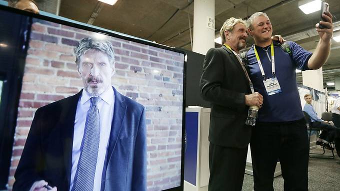 Antivirus-Pionier John McAfee feiert Comeback auf Technikmesse CES