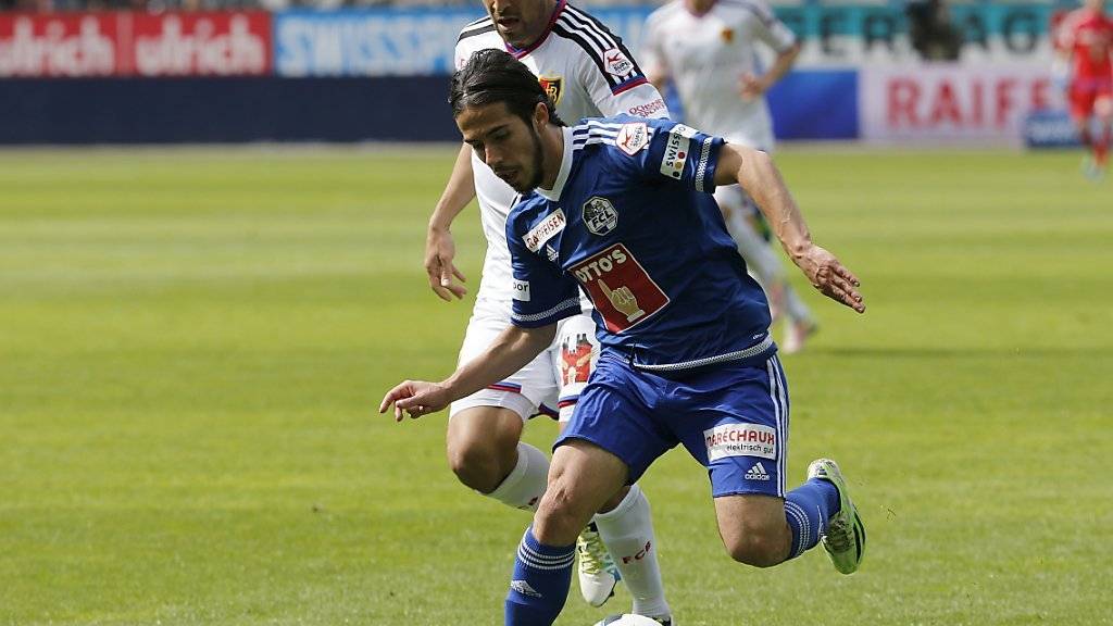 Der Luzerner Jahmir Hyka (im Duell gegen Davide Callà) schoss das 3:0