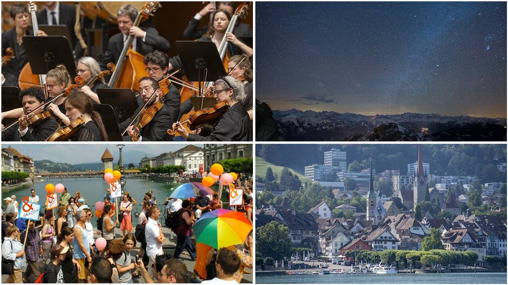 Von Schnitzeljagd bis hin zu Pride Festival: Das läuft in der Zentralschweiz