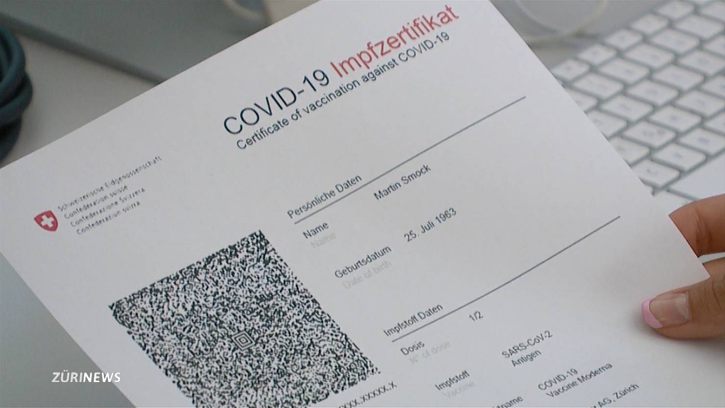 QRCode So funktioniert das CovidZertifikat TeleZüri