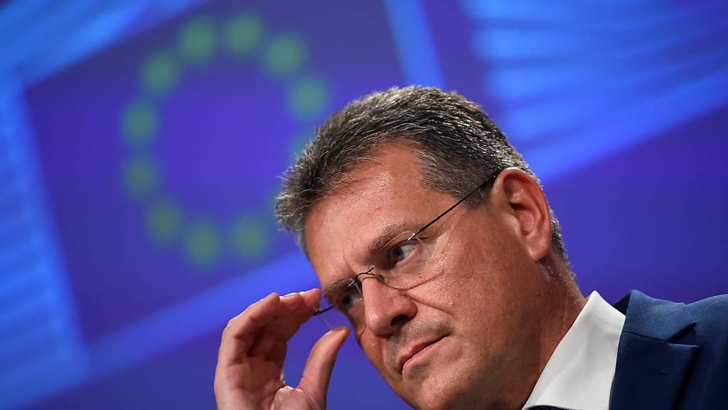 EU-Kommissionsvize Maros Sefcovic. Foto: John Thys/AFP Pool/AP/dpa